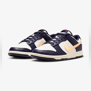 Nike Dunk Low Retro/9.5M=11W/ Sail-Coconut Milk-Purple Ink-Melon Tint/FV8106-181